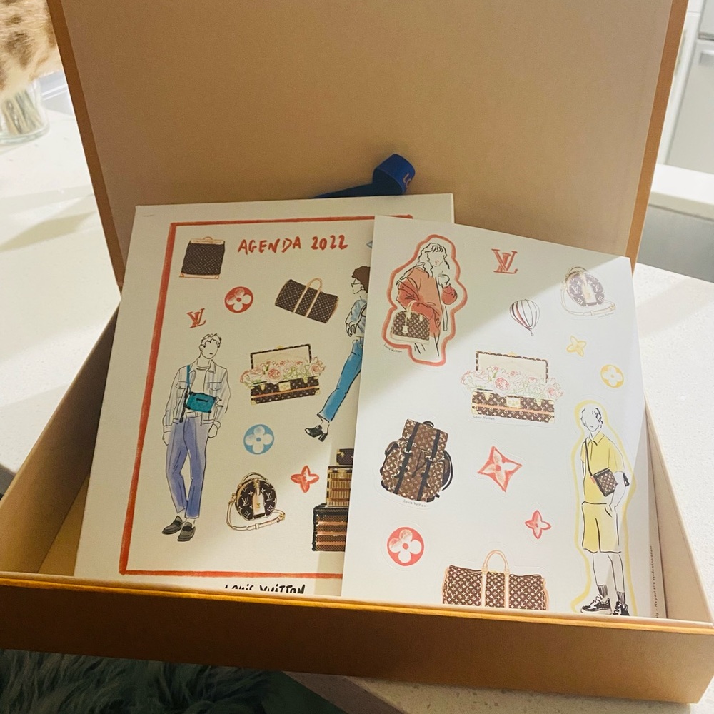❌SOLD❌Louis Vuitton 2022 Sticker Sheet & Box